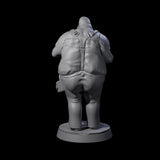 Chubby Tavern Owner Miniature for Dungeons and Dragons, Pathfinder or other TTRPGs