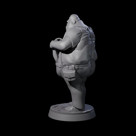 Chubby Tavern Owner Miniature for Dungeons and Dragons, Pathfinder or other TTRPGs