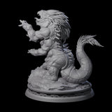 Chunky Linnorm Miniature for Dungeons and Dragons, Pathfinder or other TTRPGs