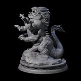 Chunky Linnorm Miniature for Dungeons and Dragons, Pathfinder or other TTRPGs