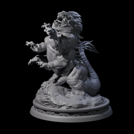 Chunky Linnorm Miniature for Dungeons and Dragons, Pathfinder or other TTRPGs