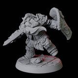 City Guard Dwarf A Miniature for Dungeons and Dragons, Pathfinder or other TTRPGs