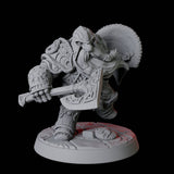 City Guard Dwarf A Miniature for Dungeons and Dragons, Pathfinder or other TTRPGs