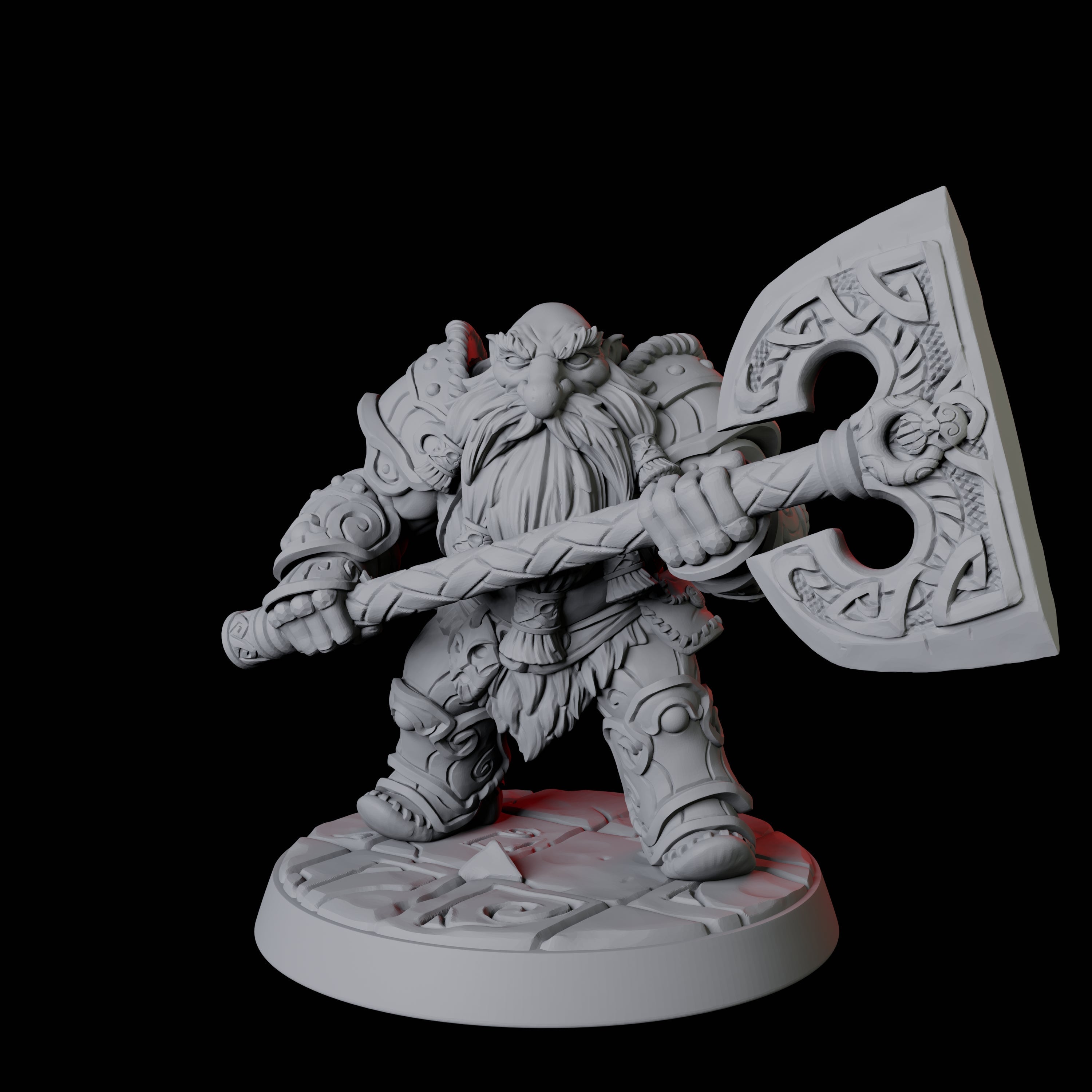 City Guard Dwarf B Miniature for Dungeons and Dragons, Pathfinder or other TTRPGs