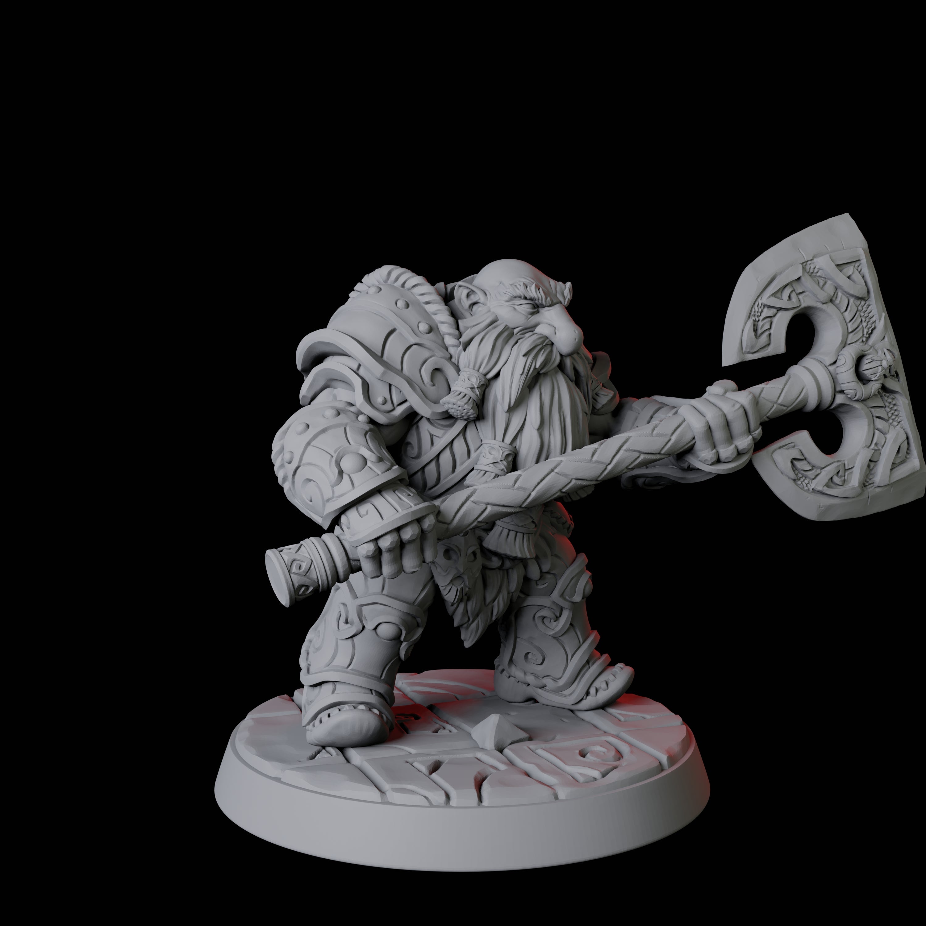 City Guard Dwarf B Miniature for Dungeons and Dragons, Pathfinder or other TTRPGs