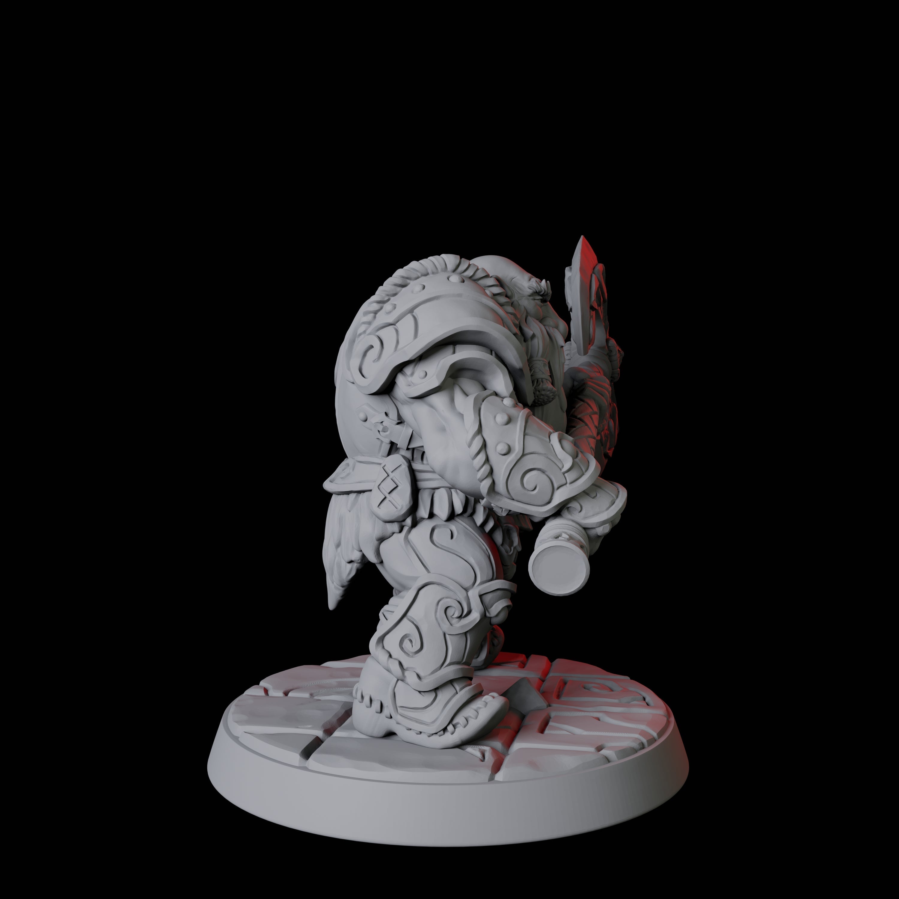 City Guard Dwarf B Miniature for Dungeons and Dragons, Pathfinder or other TTRPGs