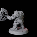 City Guard Dwarf B Miniature for Dungeons and Dragons, Pathfinder or other TTRPGs