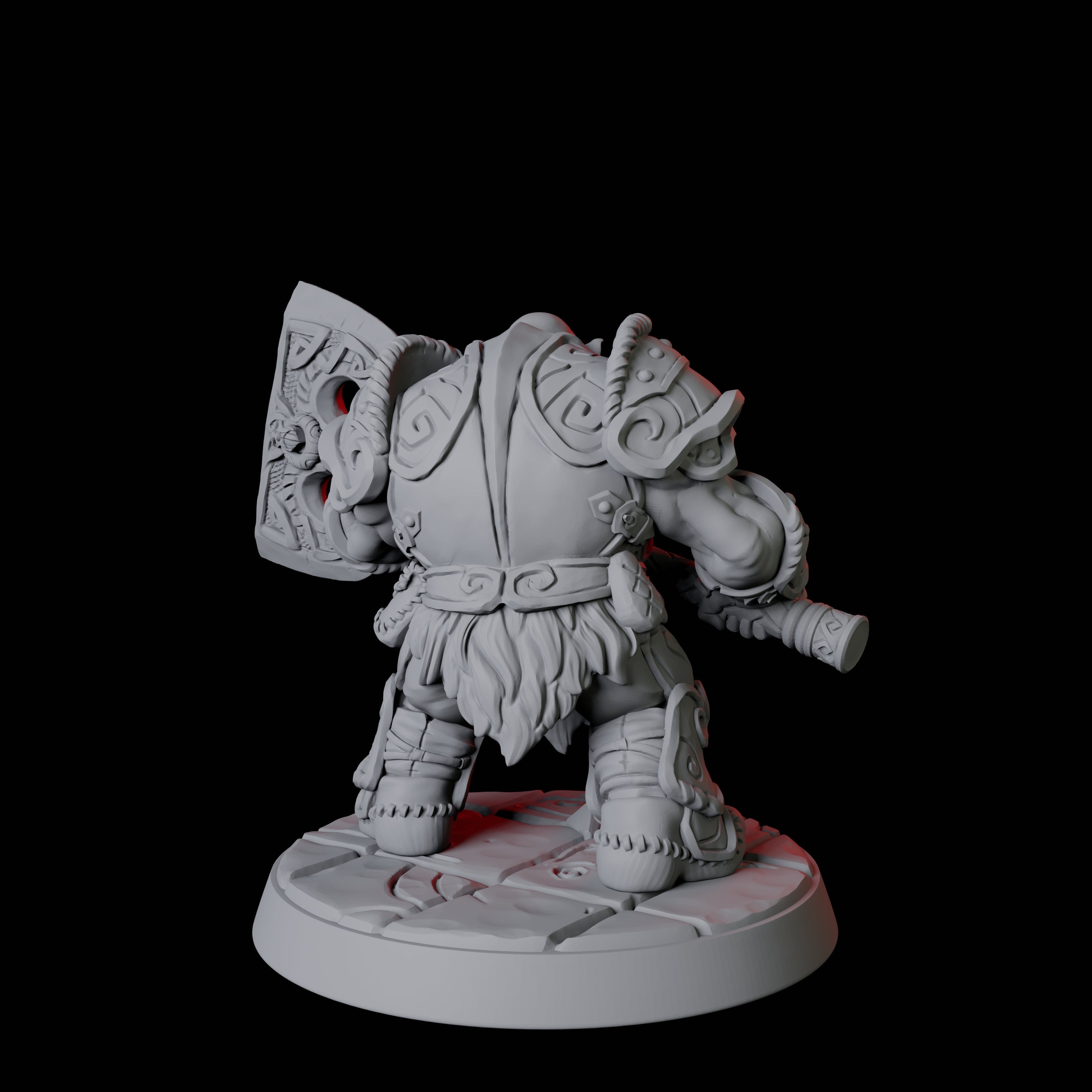 City Guard Dwarf B Miniature for Dungeons and Dragons, Pathfinder or other TTRPGs