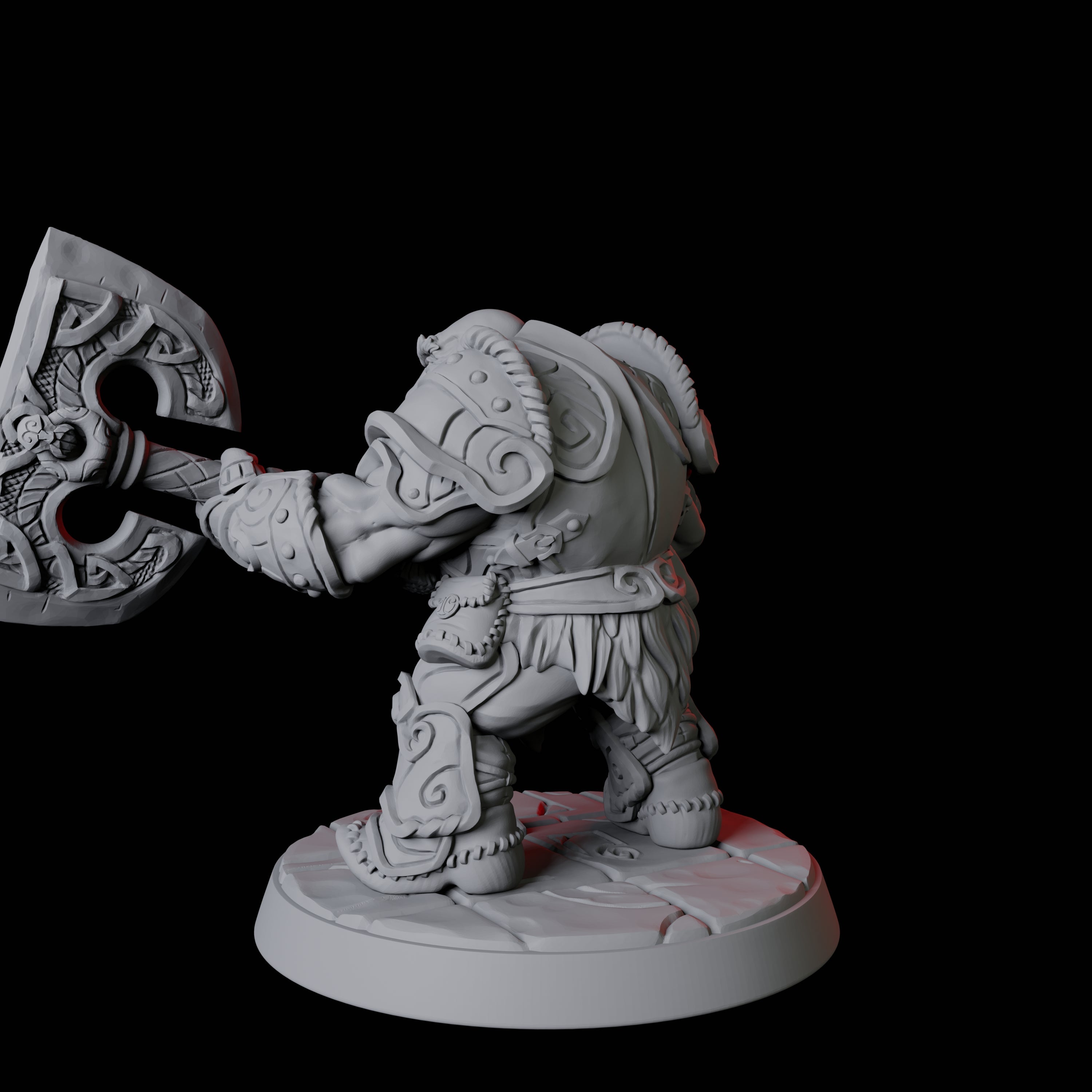 City Guard Dwarf B Miniature for Dungeons and Dragons, Pathfinder or other TTRPGs