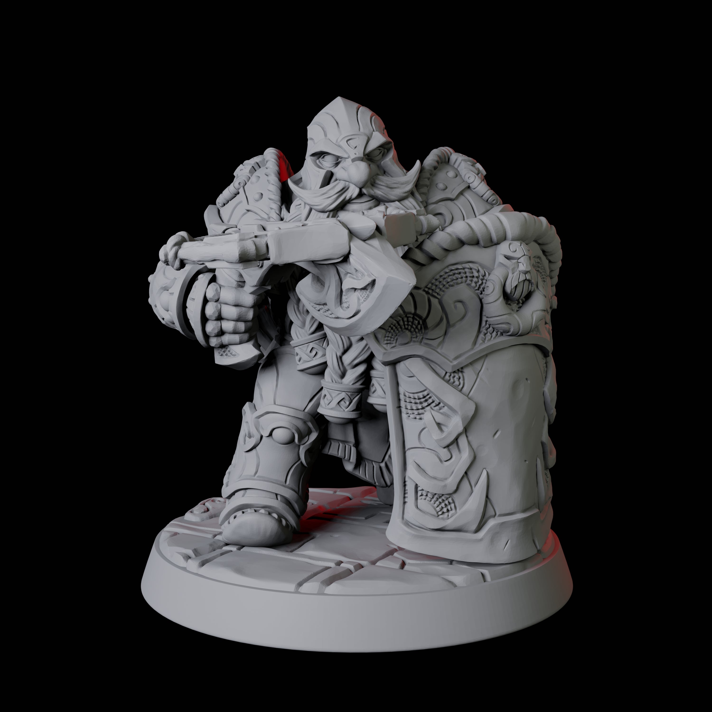 City Guard Dwarf C Miniature for Dungeons and Dragons, Pathfinder or other TTRPGs