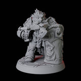 City Guard Dwarf C Miniature for Dungeons and Dragons, Pathfinder or other TTRPGs