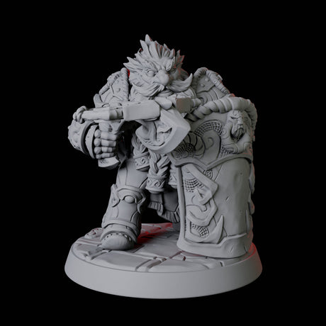 City Guard Dwarf C Miniature for Dungeons and Dragons, Pathfinder or other TTRPGs