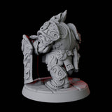 City Guard Dwarf C Miniature for Dungeons and Dragons, Pathfinder or other TTRPGs