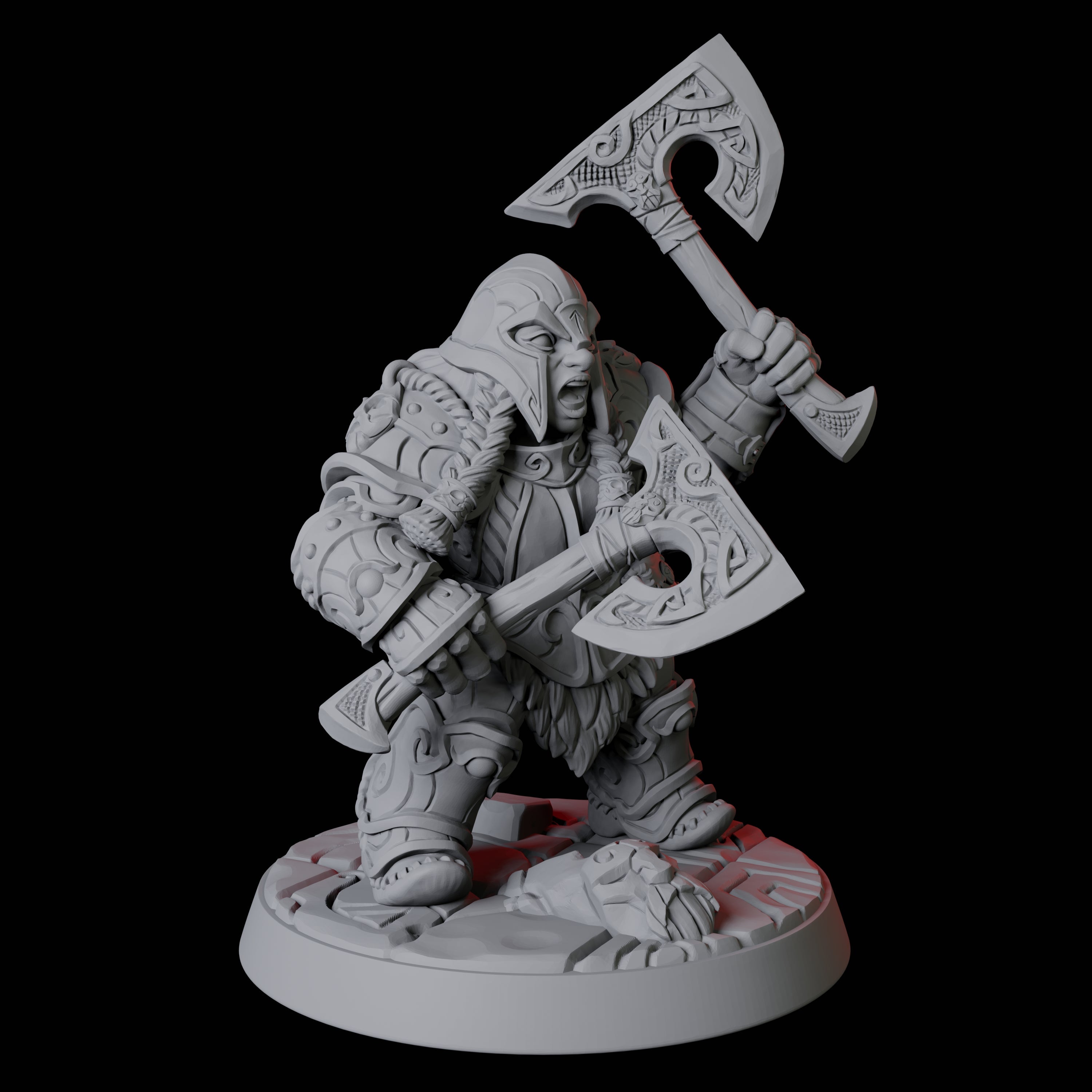 City Guard Dwarf D Miniature for Dungeons and Dragons, Pathfinder or other TTRPGs