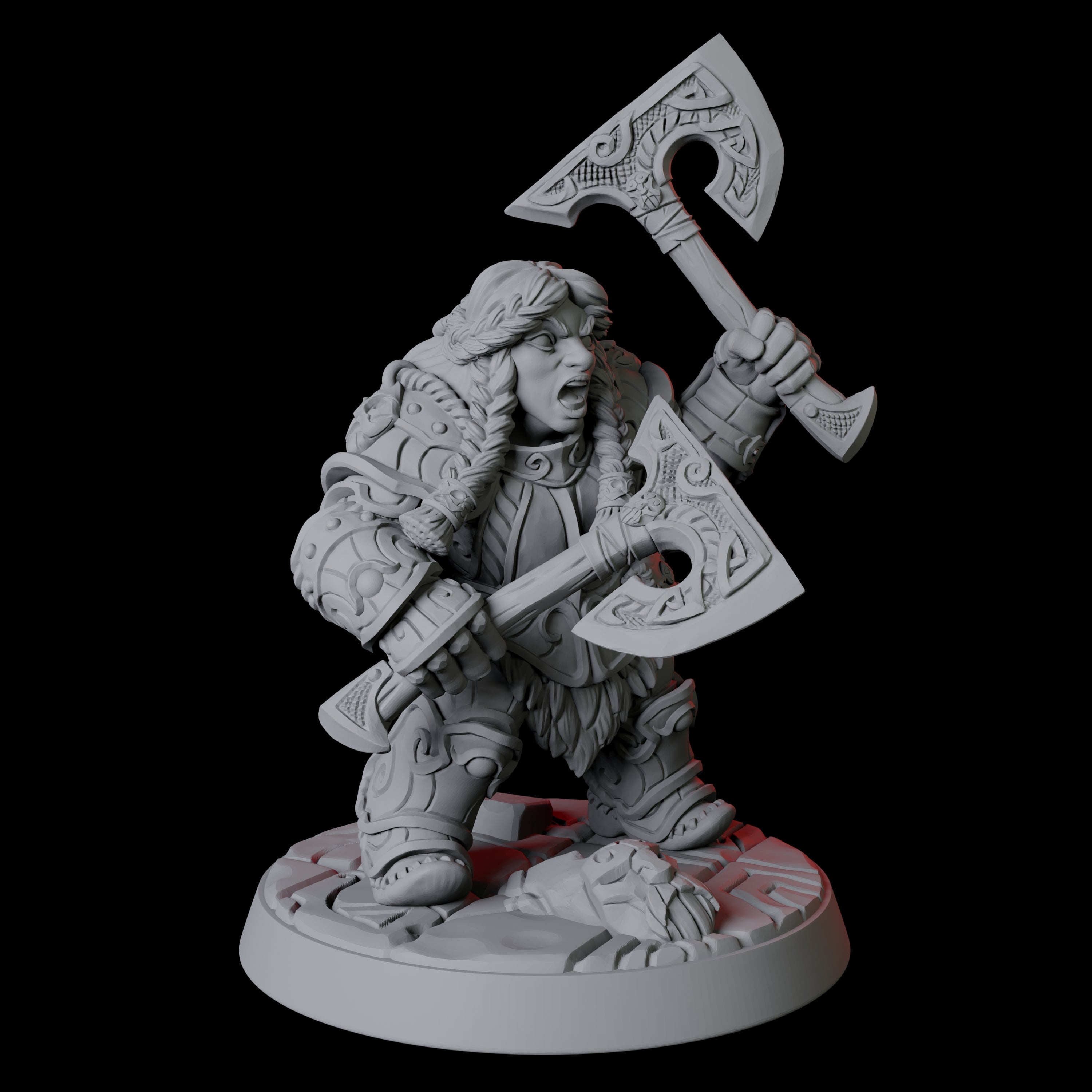 City Guard Dwarf D Miniature for Dungeons and Dragons, Pathfinder or other TTRPGs