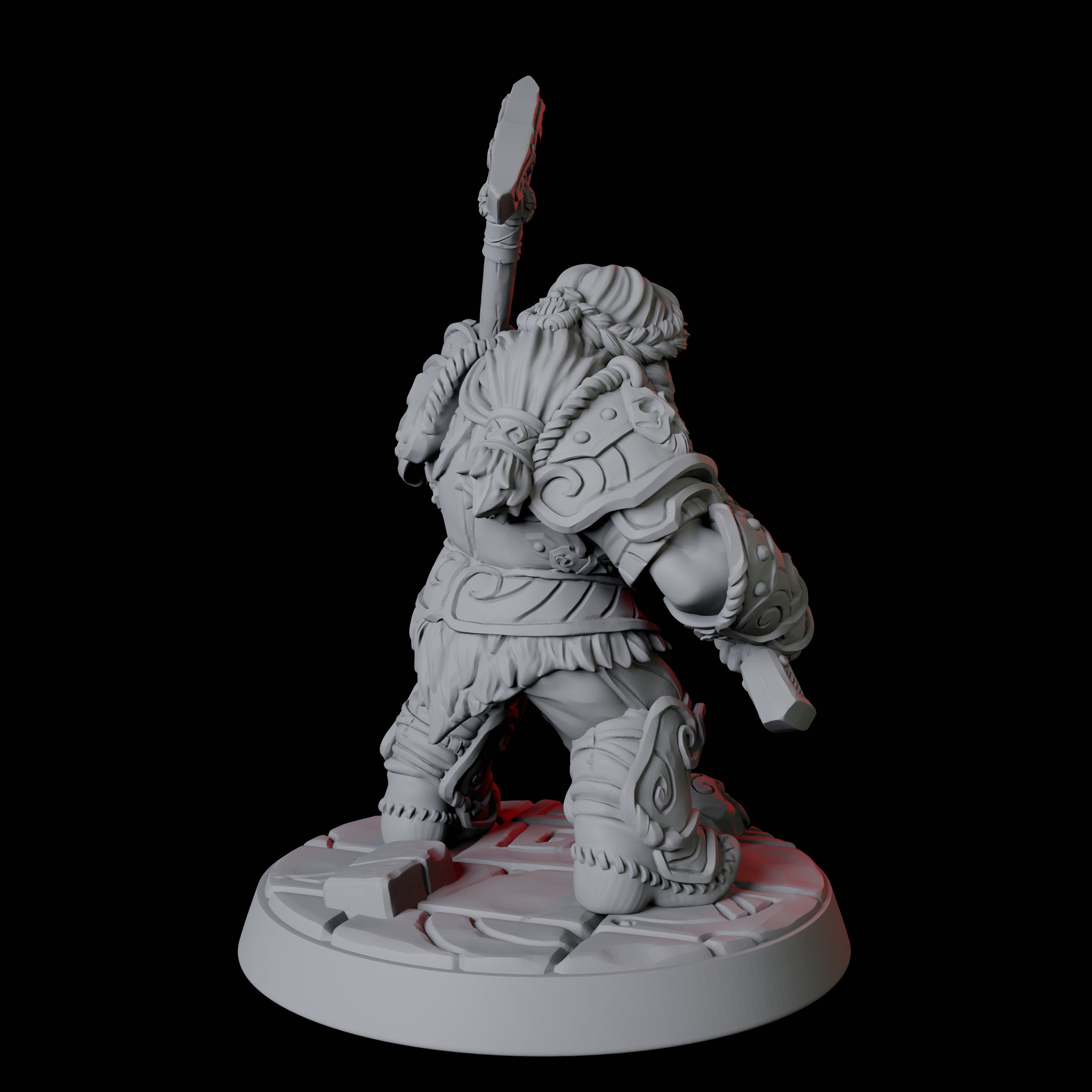 City Guard Dwarf D Miniature for Dungeons and Dragons, Pathfinder or other TTRPGs