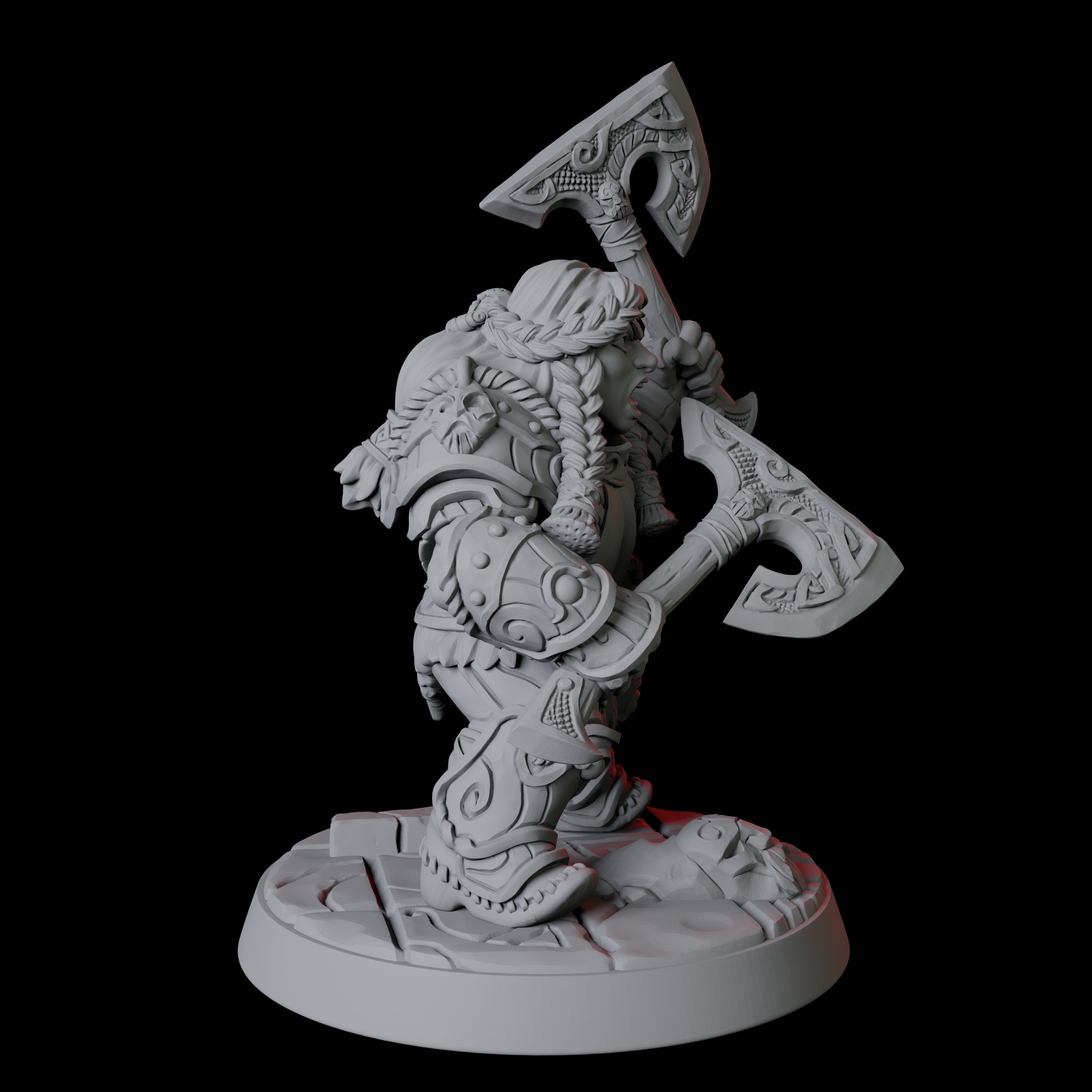 City Guard Dwarf D Miniature for Dungeons and Dragons, Pathfinder or other TTRPGs