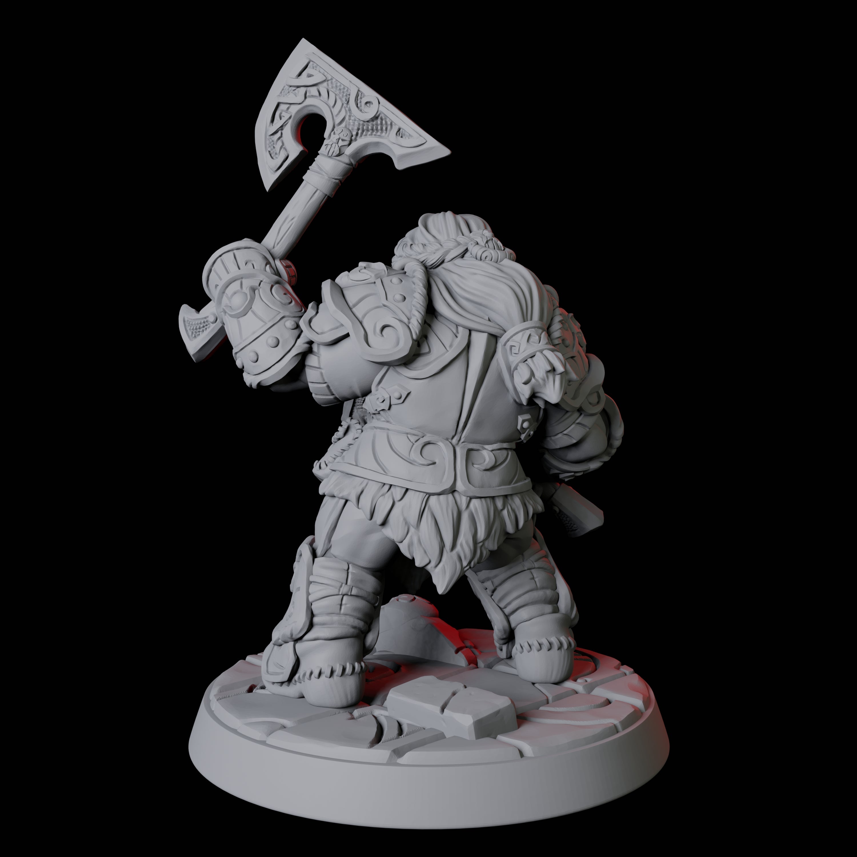 City Guard Dwarf D Miniature for Dungeons and Dragons, Pathfinder or other TTRPGs