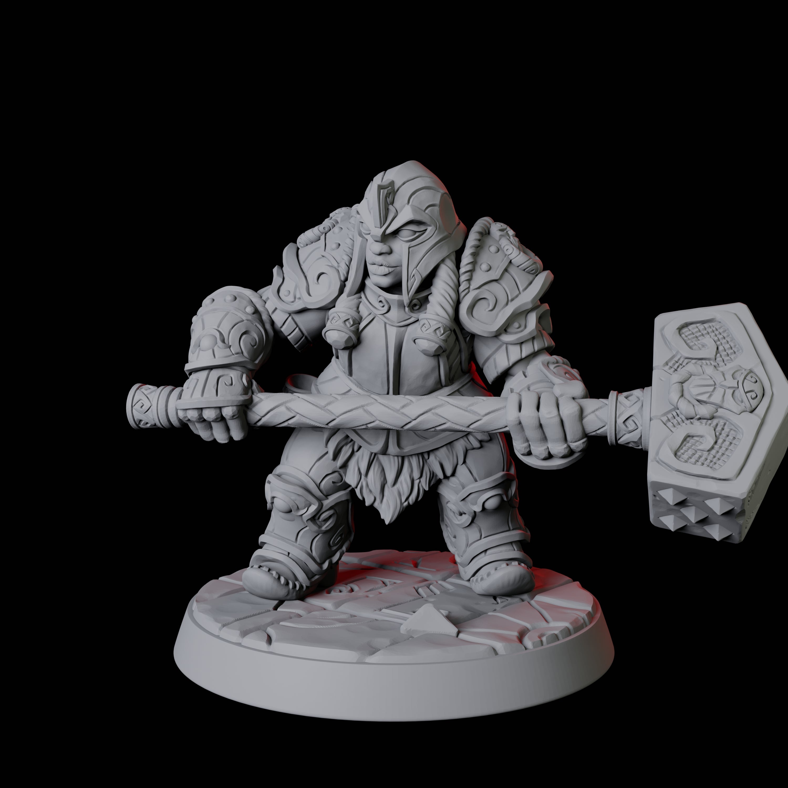 City Guard Dwarf E Miniature for Dungeons and Dragons, Pathfinder or other TTRPGs