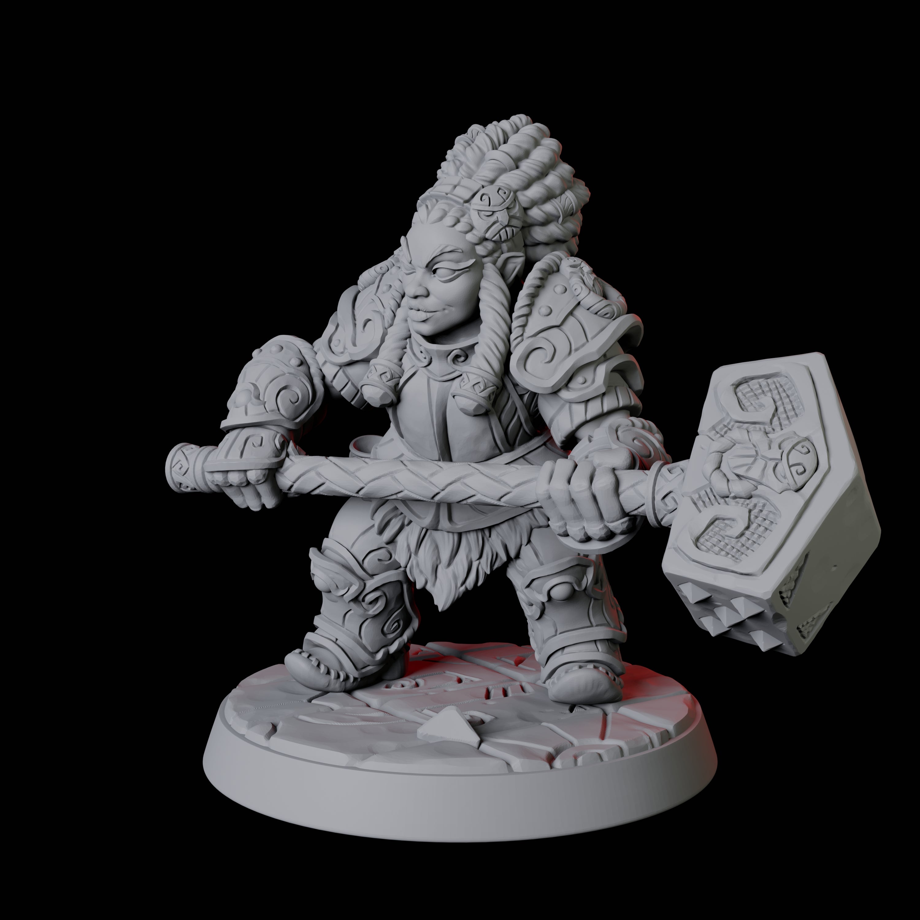 City Guard Dwarf E Miniature for Dungeons and Dragons, Pathfinder or other TTRPGs