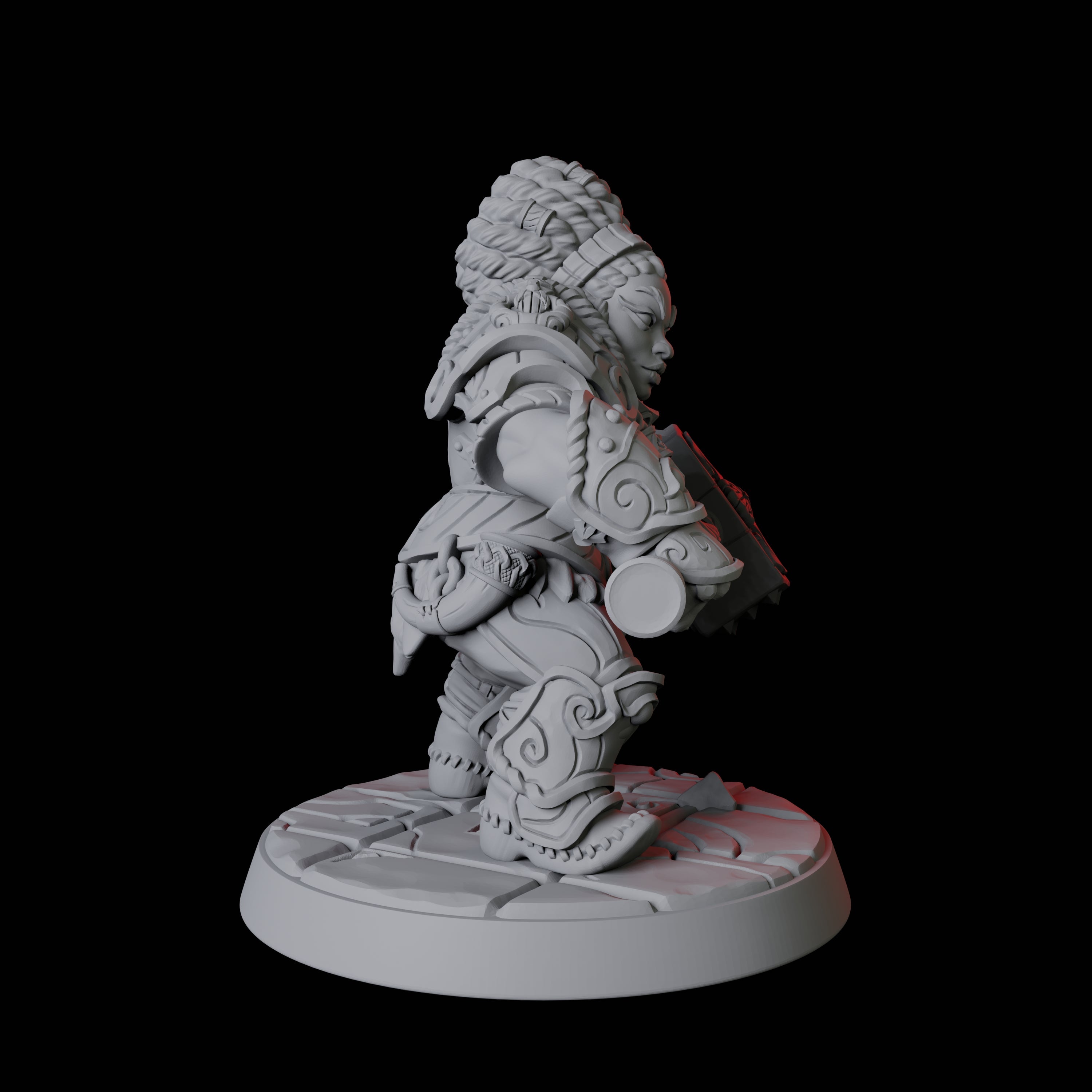 City Guard Dwarf E Miniature for Dungeons and Dragons, Pathfinder or other TTRPGs