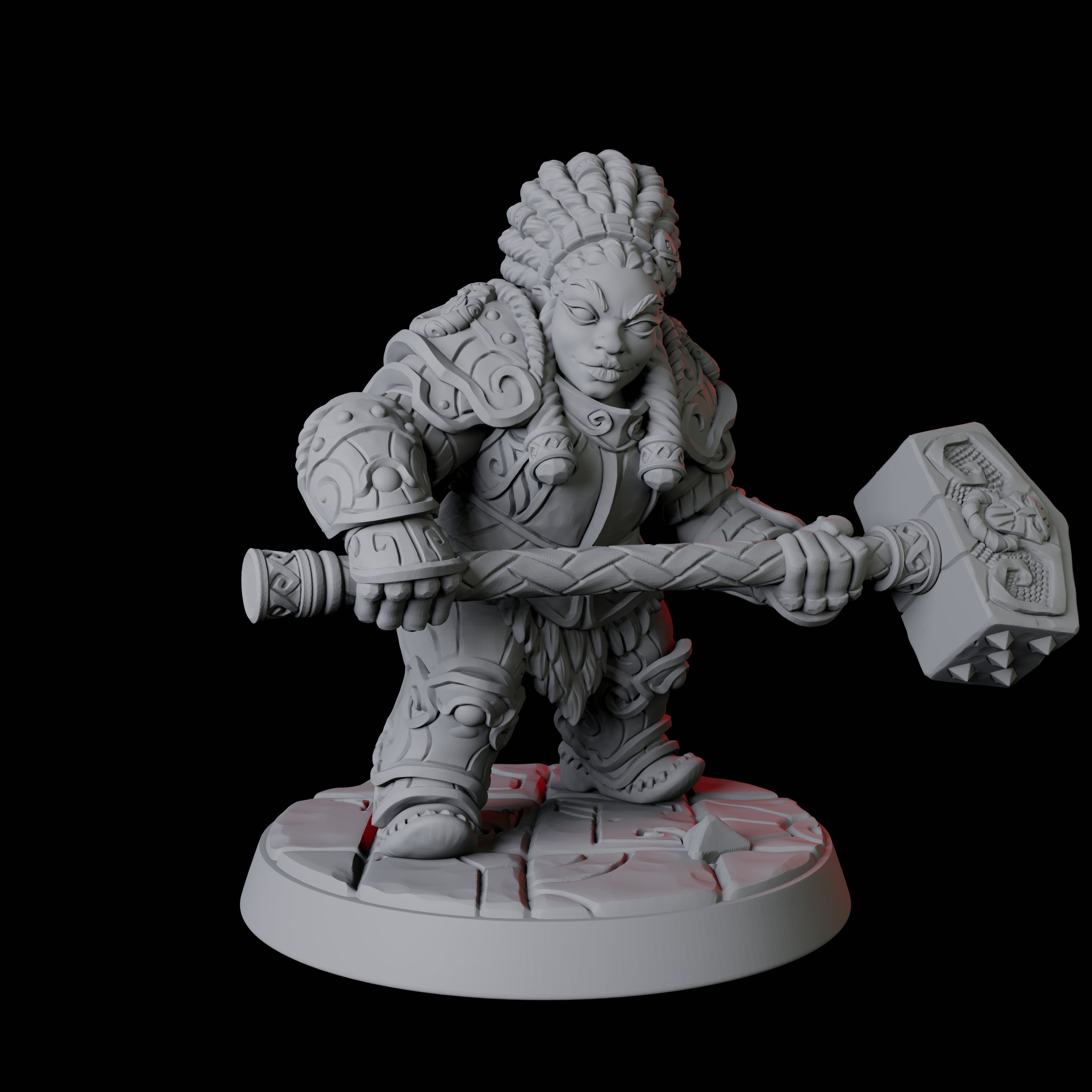 City Guard Dwarf E Miniature for Dungeons and Dragons, Pathfinder or other TTRPGs