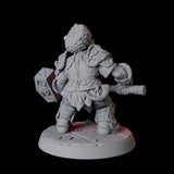 City Guard Dwarf E Miniature for Dungeons and Dragons, Pathfinder or other TTRPGs