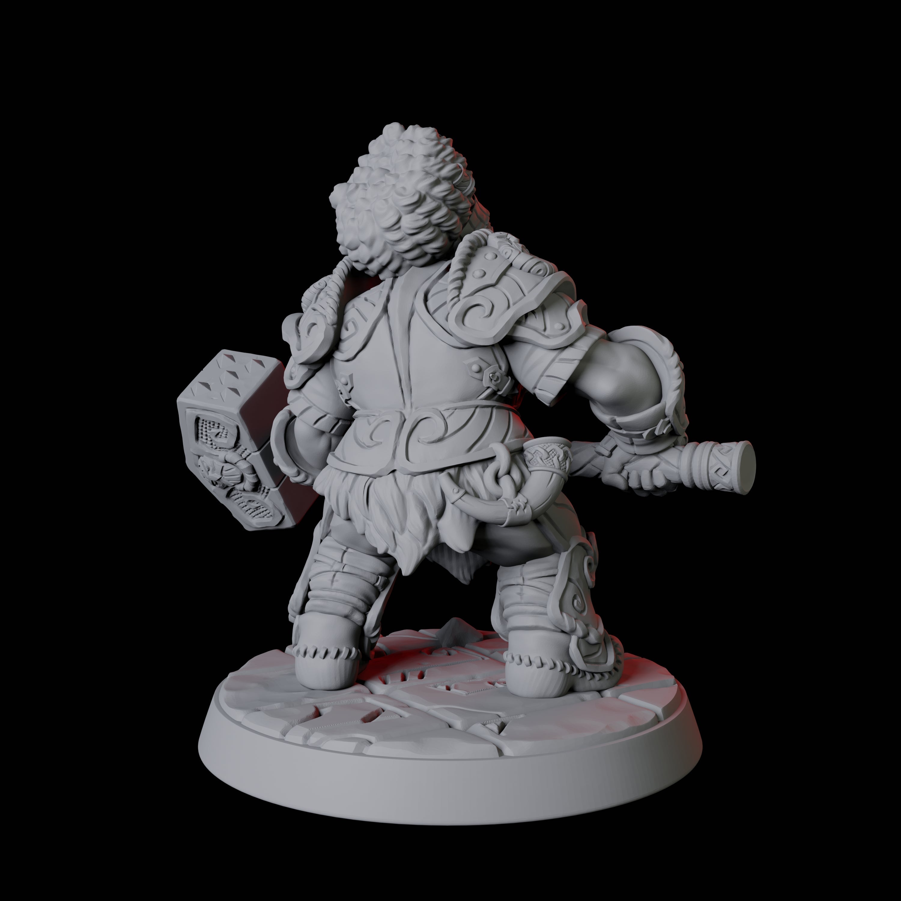 City Guard Dwarf E Miniature for Dungeons and Dragons, Pathfinder or other TTRPGs