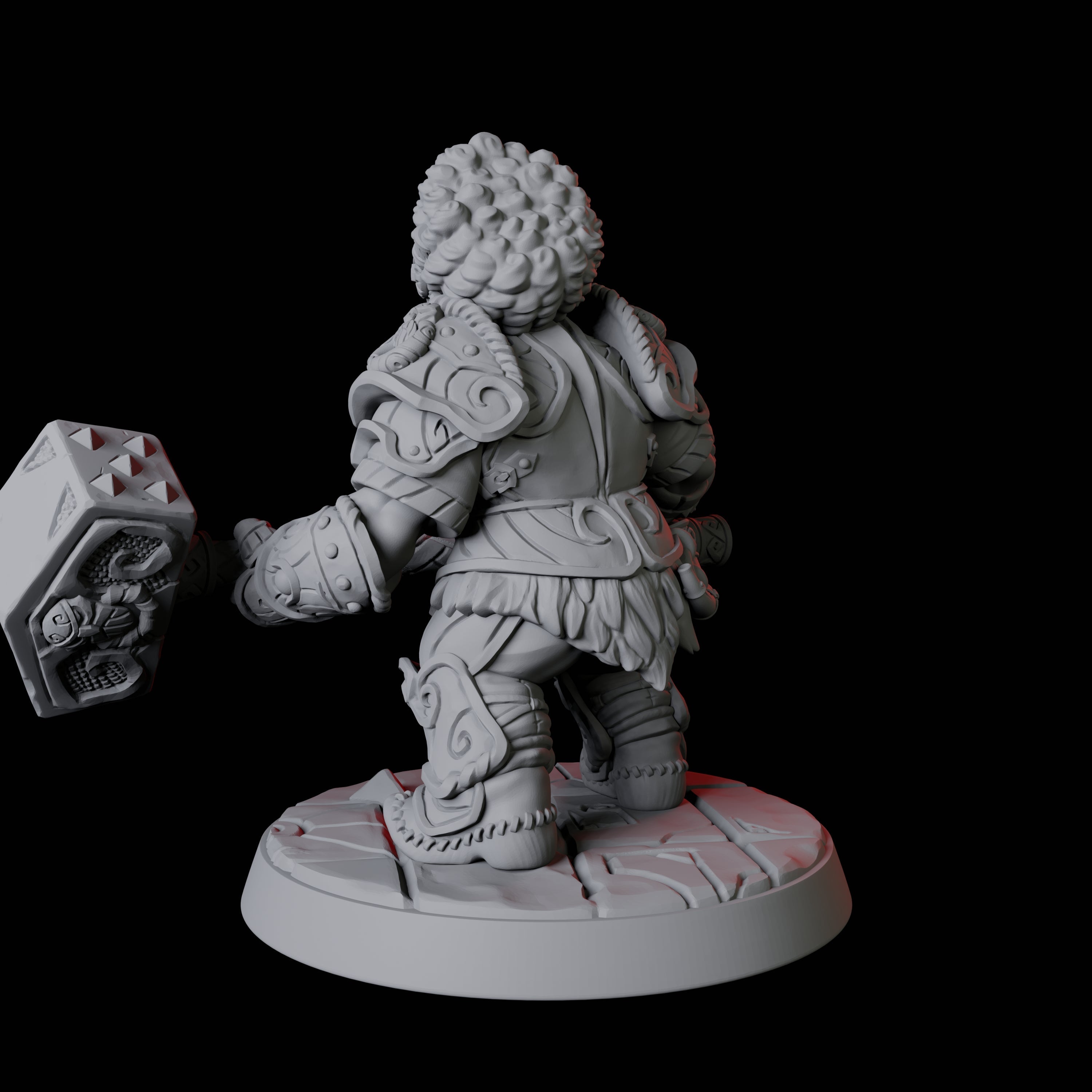 City Guard Dwarf E Miniature for Dungeons and Dragons, Pathfinder or other TTRPGs