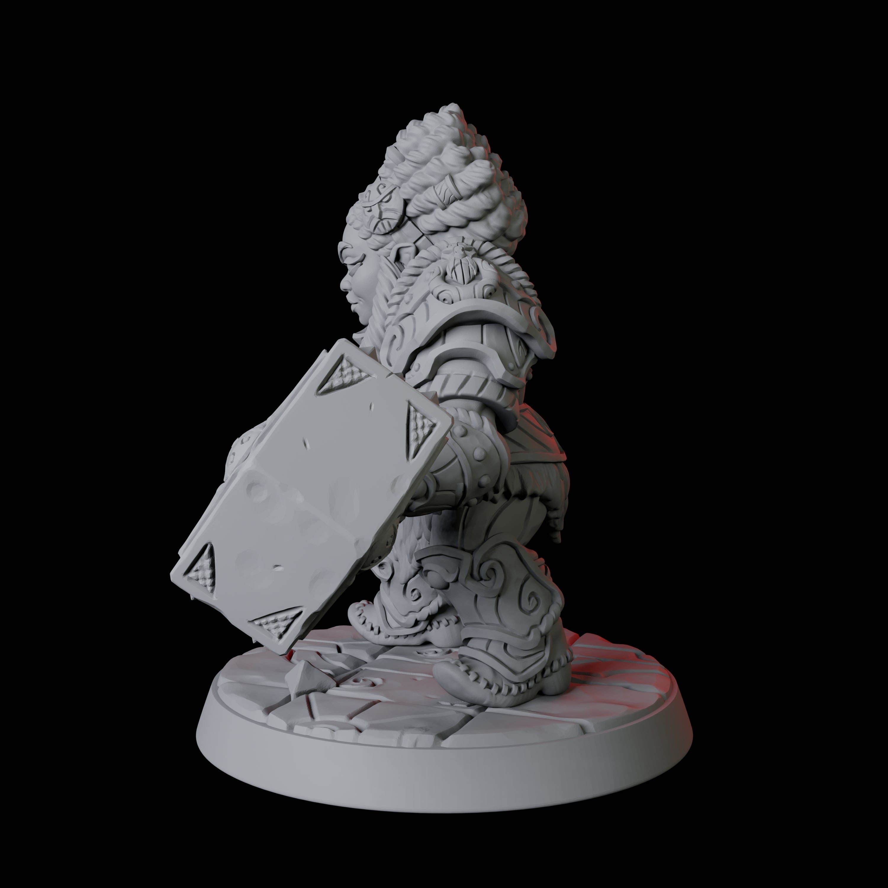 City Guard Dwarf E Miniature for Dungeons and Dragons, Pathfinder or other TTRPGs