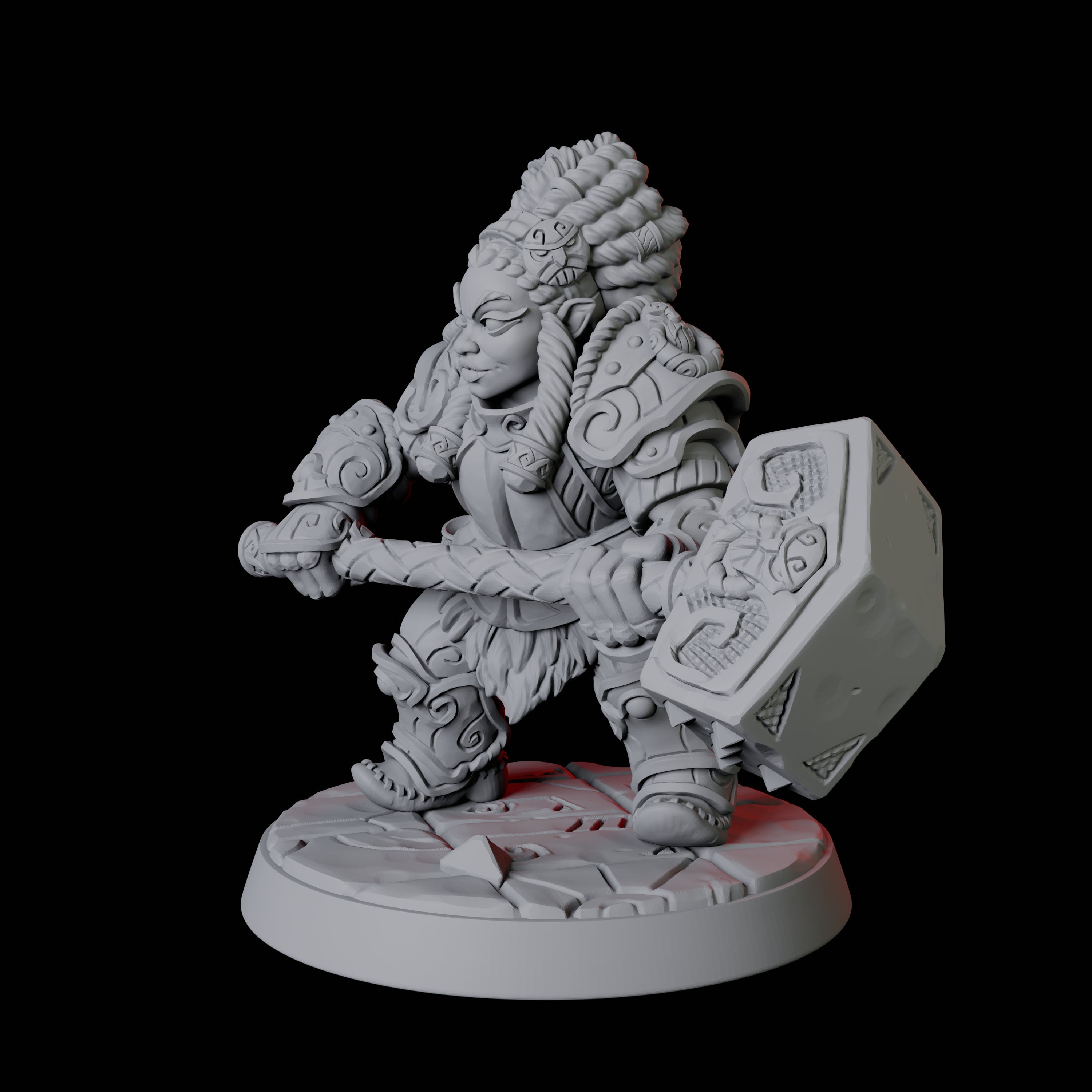 City Guard Dwarf E Miniature for Dungeons and Dragons, Pathfinder or other TTRPGs