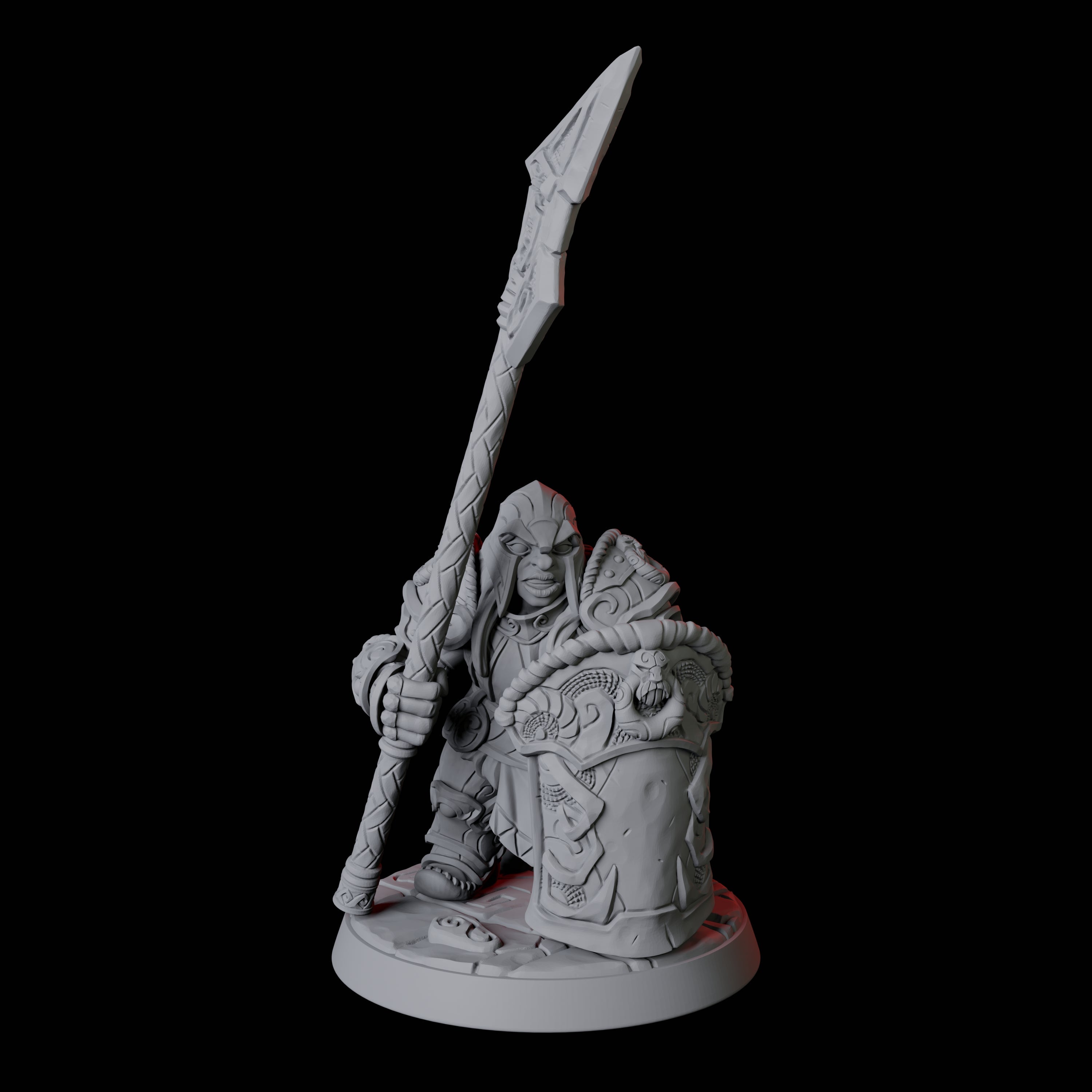 City Guard Dwarf F Miniature for Dungeons and Dragons, Pathfinder or other TTRPGs