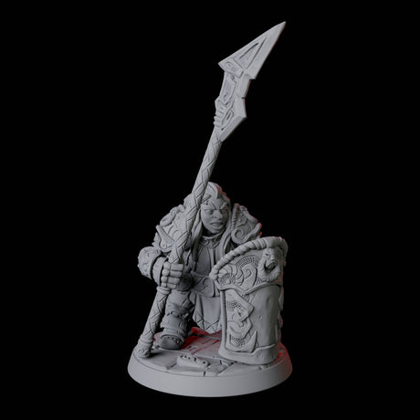 City Guard Dwarf F Miniature for Dungeons and Dragons, Pathfinder or other TTRPGs