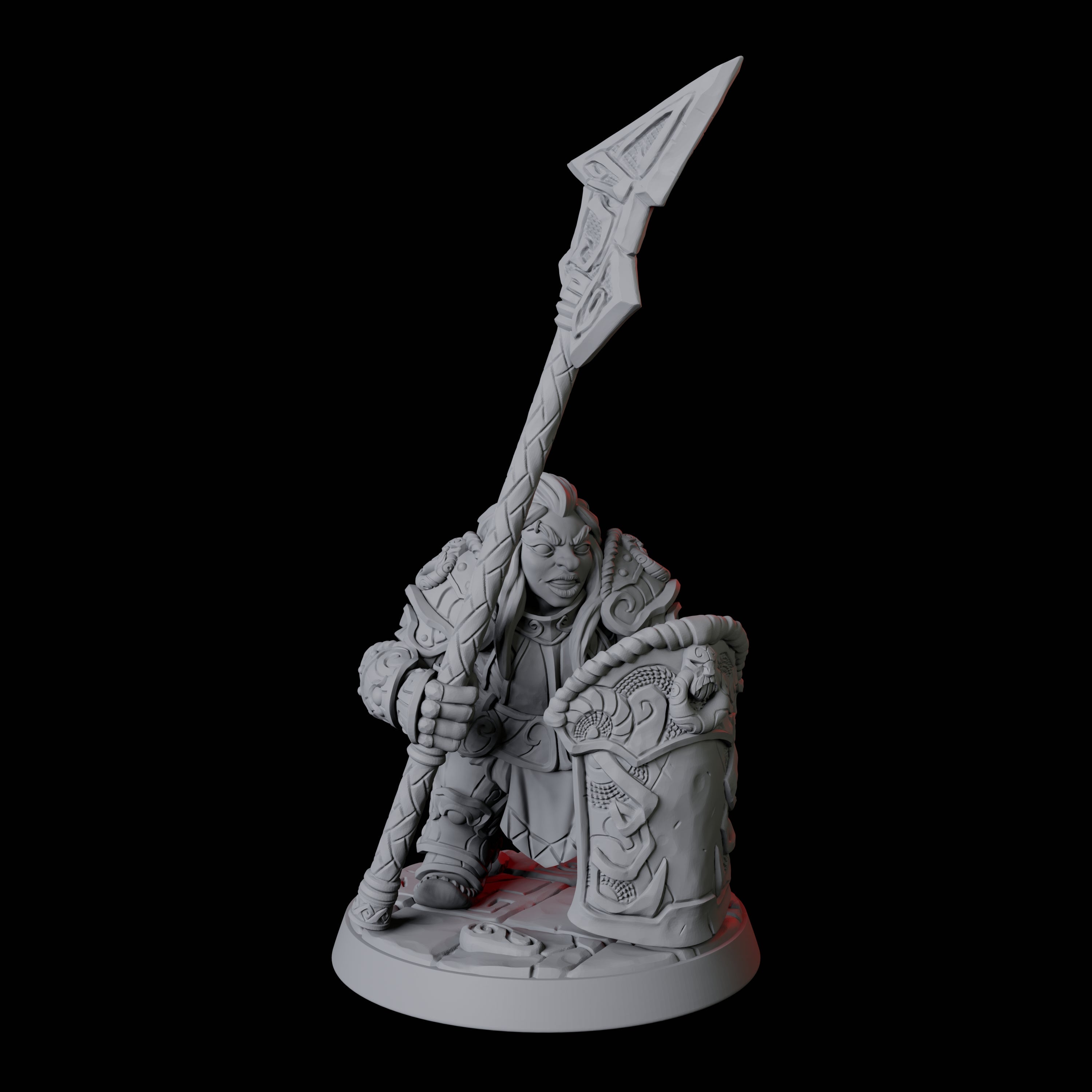 City Guard Dwarf F Miniature for Dungeons and Dragons, Pathfinder or other TTRPGs