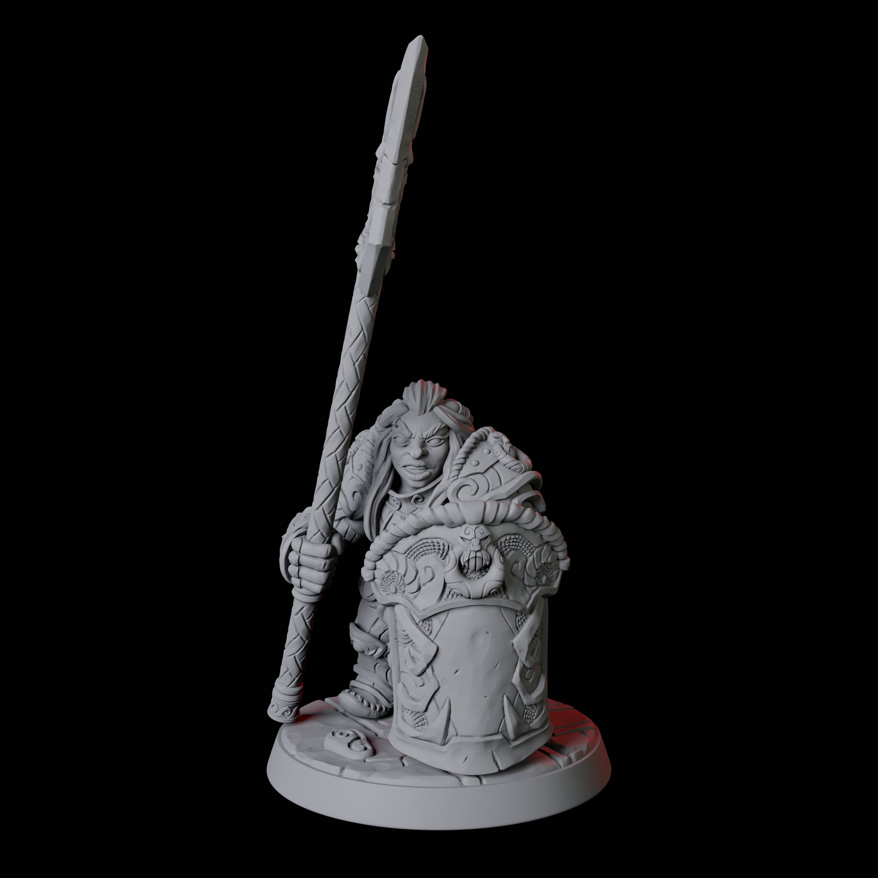 City Guard Dwarf F Miniature for Dungeons and Dragons, Pathfinder or other TTRPGs