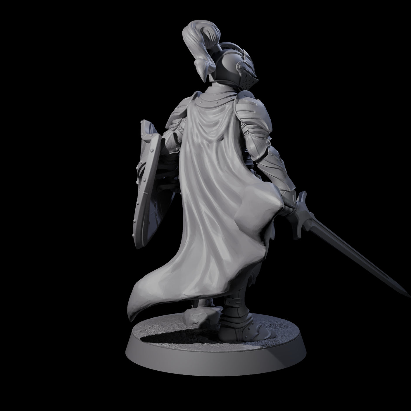 City Knight A Miniature for Dungeons and Dragons, Pathfinder or other TTRPGs