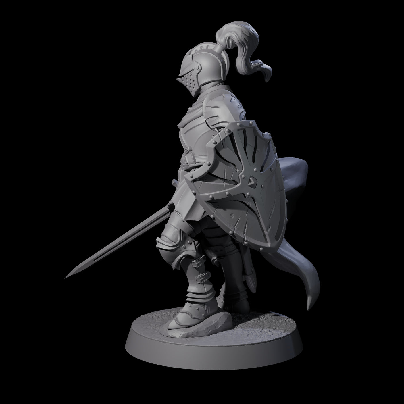 City Knight A Miniature for Dungeons and Dragons, Pathfinder or other TTRPGs