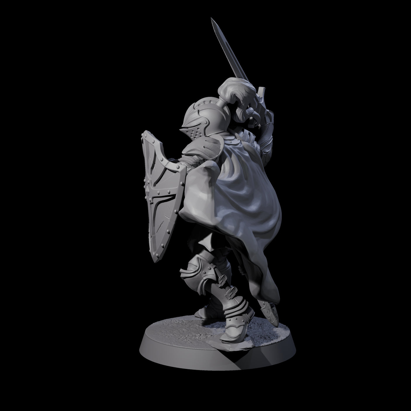 City Knight C Miniature for Dungeons and Dragons, Pathfinder or other TTRPGs