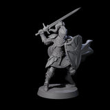 City Knight C Miniature for Dungeons and Dragons, Pathfinder or other TTRPGs