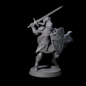 City Knight C Miniature for Dungeons and Dragons, Pathfinder or other TTRPGs