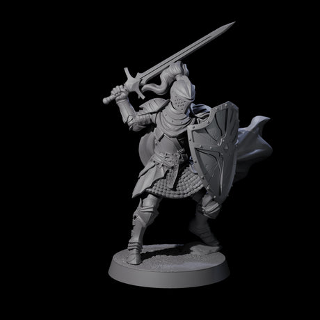 City Knight C Miniature for Dungeons and Dragons, Pathfinder or other TTRPGs