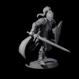 City Knight D Miniature for Dungeons and Dragons, Pathfinder or other TTRPGs