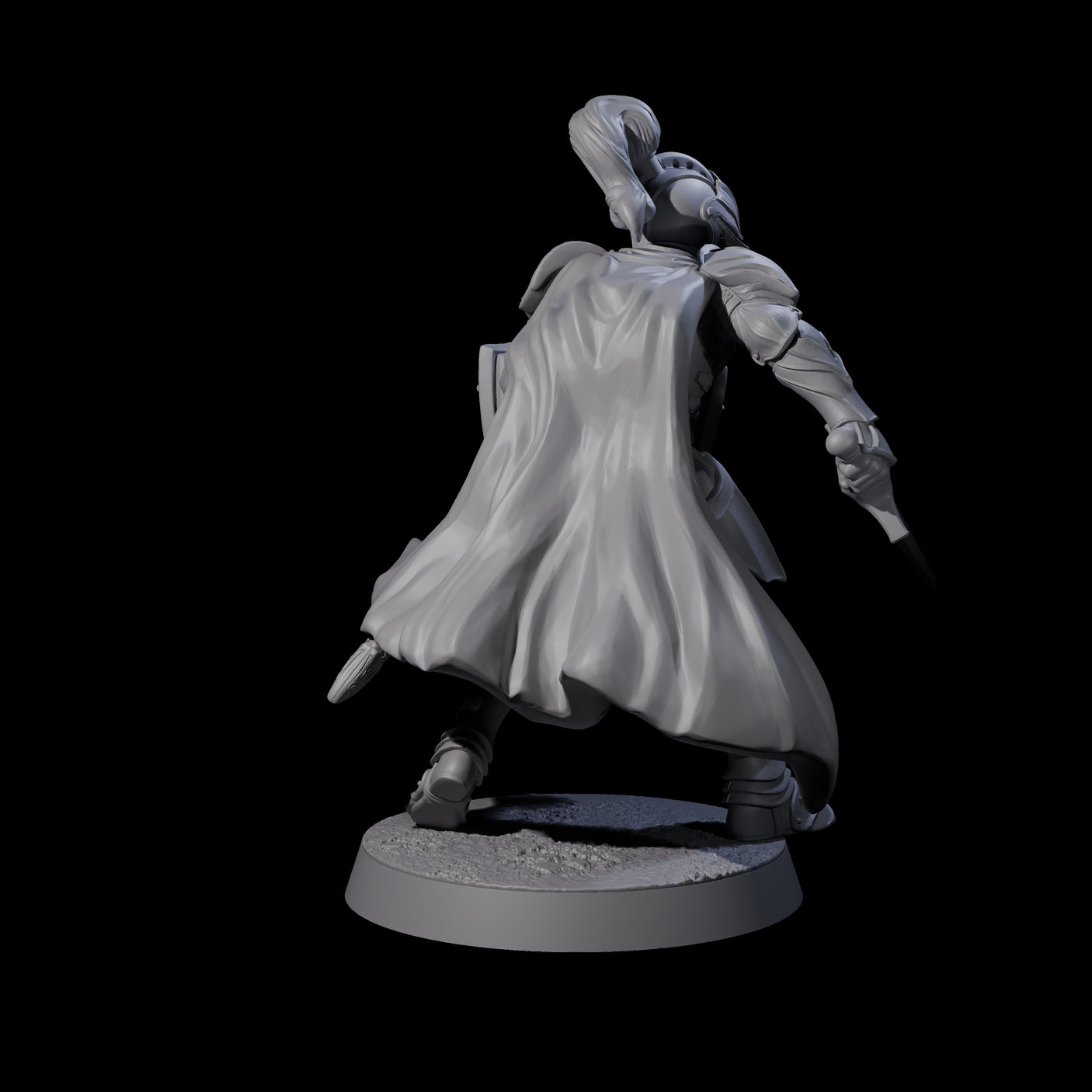 City Knight D Miniature for Dungeons and Dragons, Pathfinder or other TTRPGs