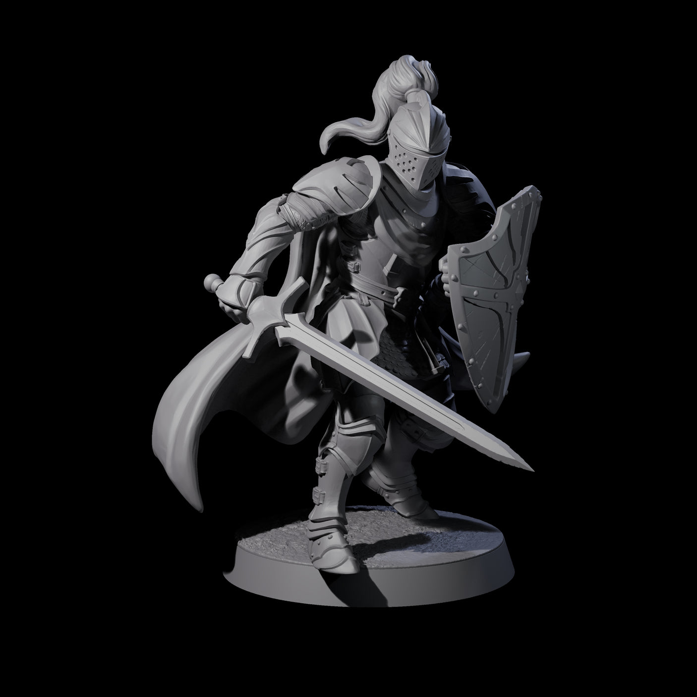 City Knight D Miniature for Dungeons and Dragons, Pathfinder or other TTRPGs