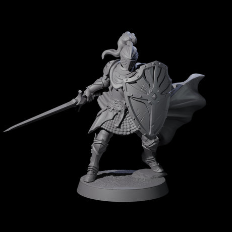 City Knight E Miniature for Dungeons and Dragons, Pathfinder or other TTRPGs