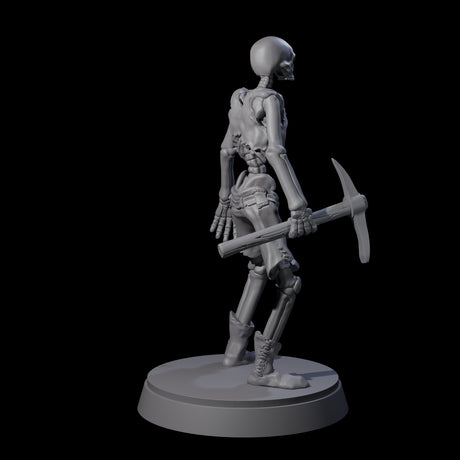 Civilian Skeleton A Miniature for Dungeons and Dragons, Pathfinder or other TTRPGs