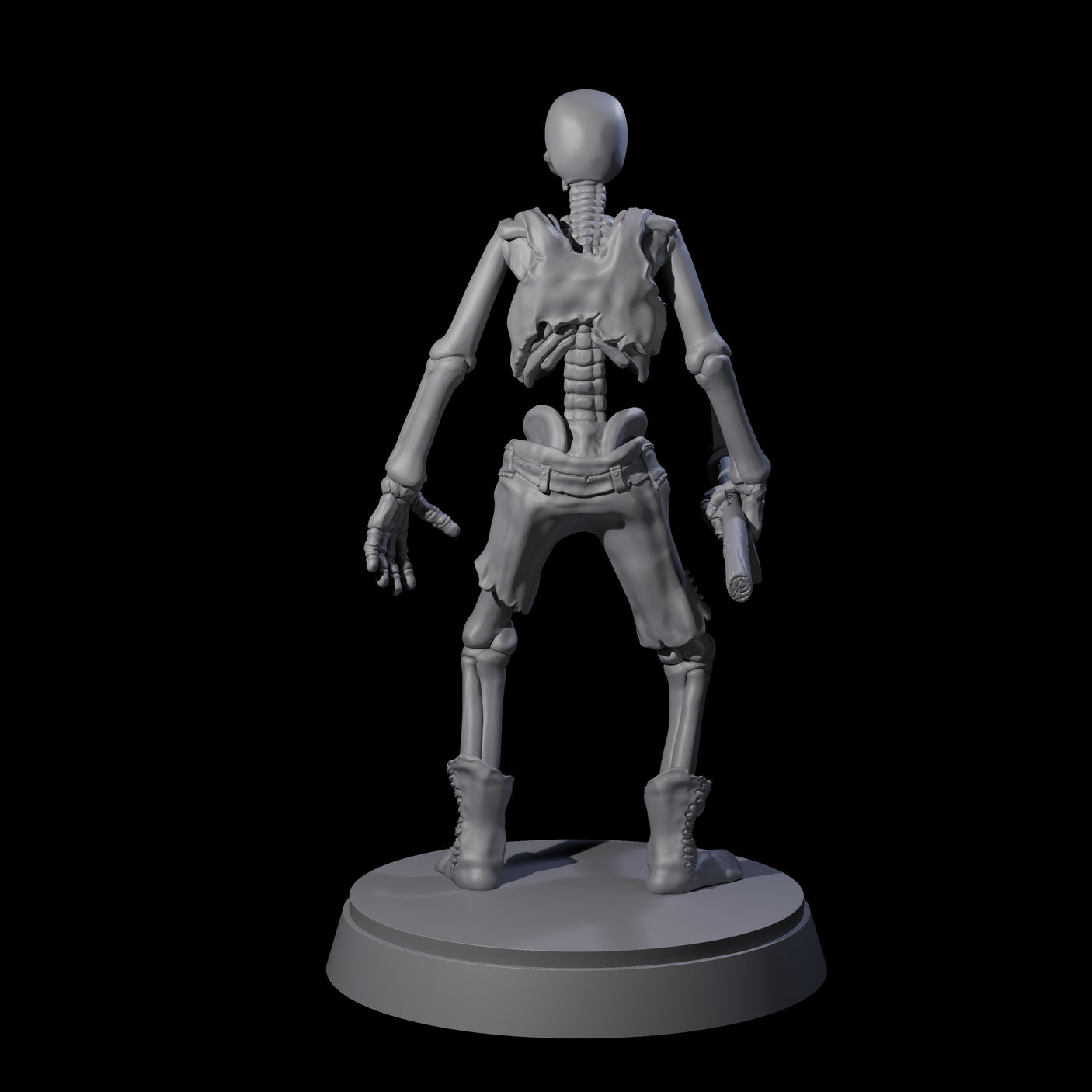 Civilian Skeleton A Miniature for Dungeons and Dragons, Pathfinder or other TTRPGs