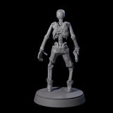 Civilian Skeleton A Miniature for Dungeons and Dragons, Pathfinder or other TTRPGs
