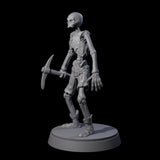 Civilian Skeleton A Miniature for Dungeons and Dragons, Pathfinder or other TTRPGs