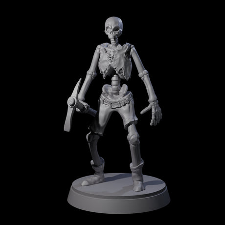 Civilian Skeleton A Miniature for Dungeons and Dragons, Pathfinder or other TTRPGs
